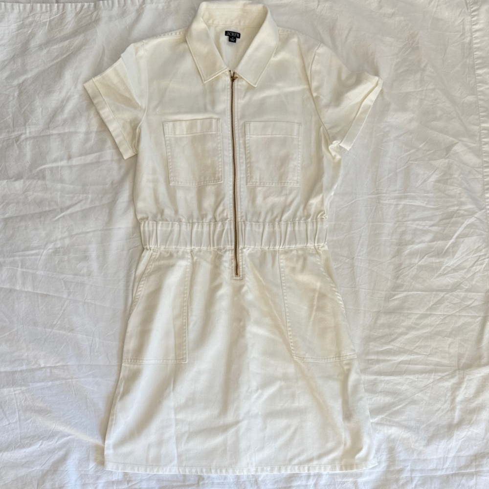 Jcrew Short White Dress Sz 4